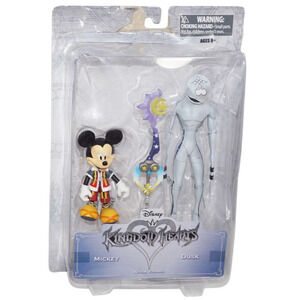Damaged Box - Vintage Disney Kingdom Hearts - Mickey & Dusk Toy Figure Pack 2017